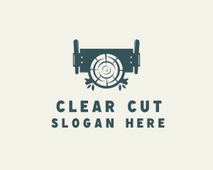 Wood Cutting Arborist logo design