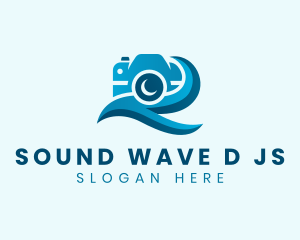 Camera Wave Photography logo design