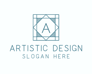 Tile Flooring Interior Design logo design