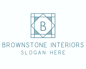 Tile Flooring Interior Design logo design