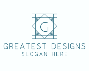 Tile Flooring Interior Design logo design