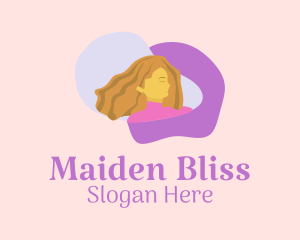 Woman Hairstyle Salon logo design