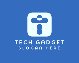 Computer Tech App logo design