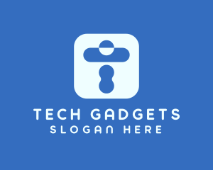 Computer Tech App logo design