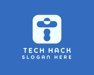 Computer Tech App logo design