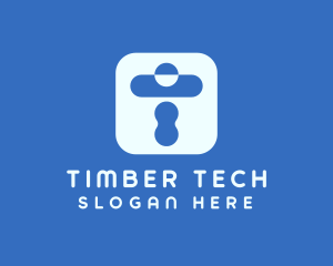 Computer Tech App logo design