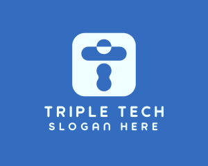 Computer Tech App logo design