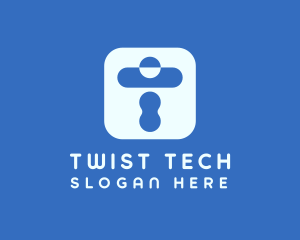 Computer Tech App logo design