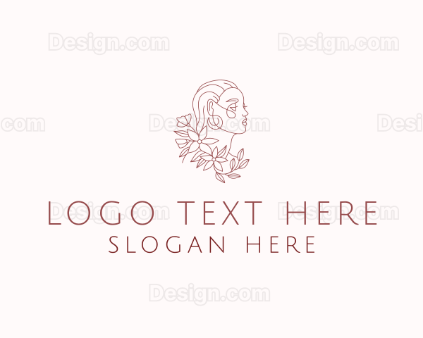 Beauty Woman Bloom Logo