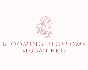 Beauty Woman Bloom logo design