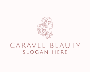 Beauty Woman Bloom logo design