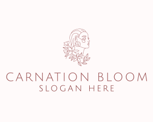 Beauty Woman Bloom logo design