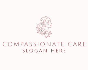 Beauty Woman Bloom logo design