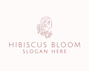 Beauty Woman Bloom logo design