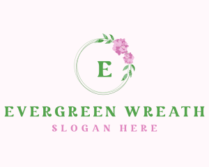 Floral Wreath Boutique logo design