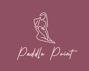 Nude Woman Body Logo