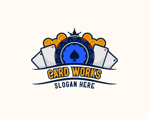 Casino Poker Gambling logo design