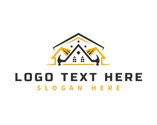 Roofing logo example 2