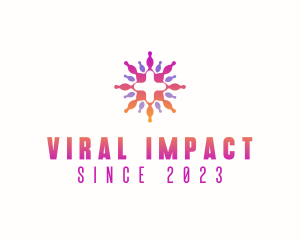 Virus Medical Hospital logo design