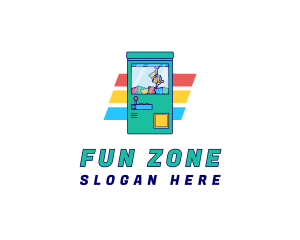 Retro Arcade Machine logo design