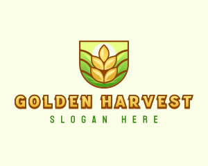 Flour Wheat Farm logo design