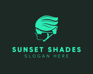 Cyclist Helmet Shades logo