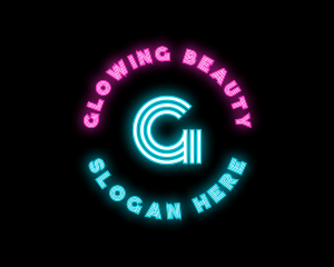 Neon Night Club Bar logo design