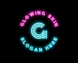 Neon Night Club Bar logo design