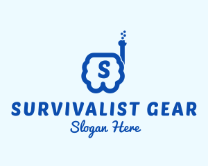 Diving Goggles Swimming Snorkel logo design