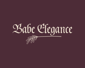 Elegant Medieval Style logo design