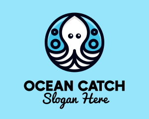 Ocean Sea Octopus  logo design