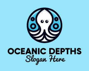 Ocean Sea Octopus  logo design