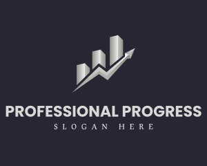 Professional Stock Graph Chart logo design