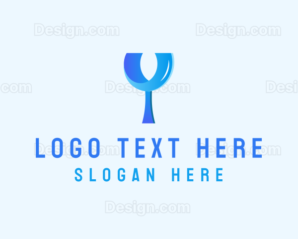 Creative Goblet Business Letter Y Logo