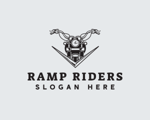 Motorcycle Rider Touring logo design