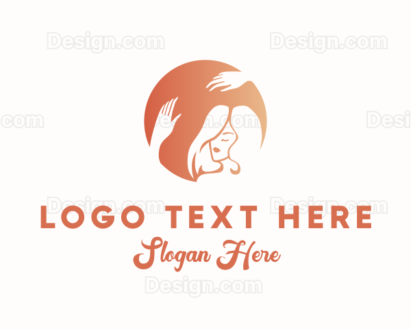 Woman Beauty Hairdressing Logo