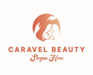 Woman Beauty Hairdressing logo design