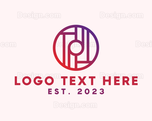 Modern Gradient Letter O Logo