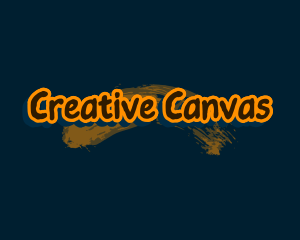 Grunge Brush Graffiti logo design