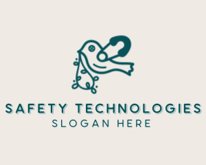 Yarn Bird Safety Pin logo