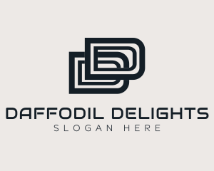 Professional Letter DD Business logo design