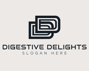 Professional Letter DD Business logo design