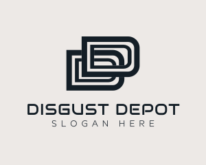 Professional Letter DD Business logo design