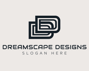 Professional Letter DD Business logo design