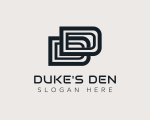 Professional Letter DD Business logo design