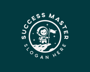 Success Leader Astronaut logo design