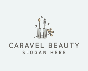 Mascara Beauty Cosmetics logo design