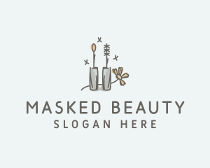 Mascara Beauty Cosmetics logo design