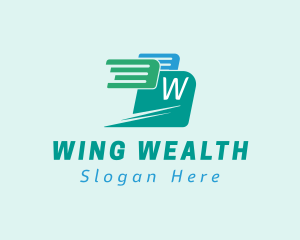 Wing Box Delivery logo design