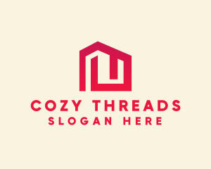 Red Maze House  logo design